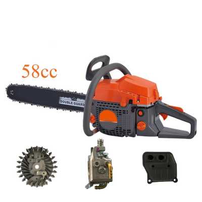2.3kw/7000rpm Heavy Duty Industrial Cutting Petrol Chain Saw Machine